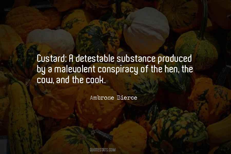 Quotes About Custard #122457