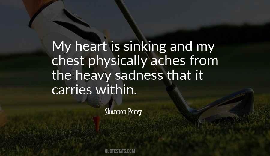 Quotes About Your Heart Sinking #678845