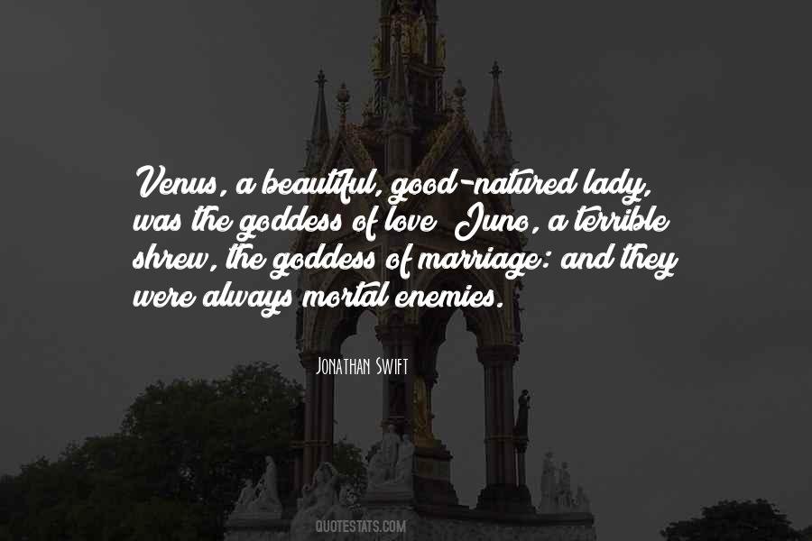 Goddess Of Love Quotes #371336