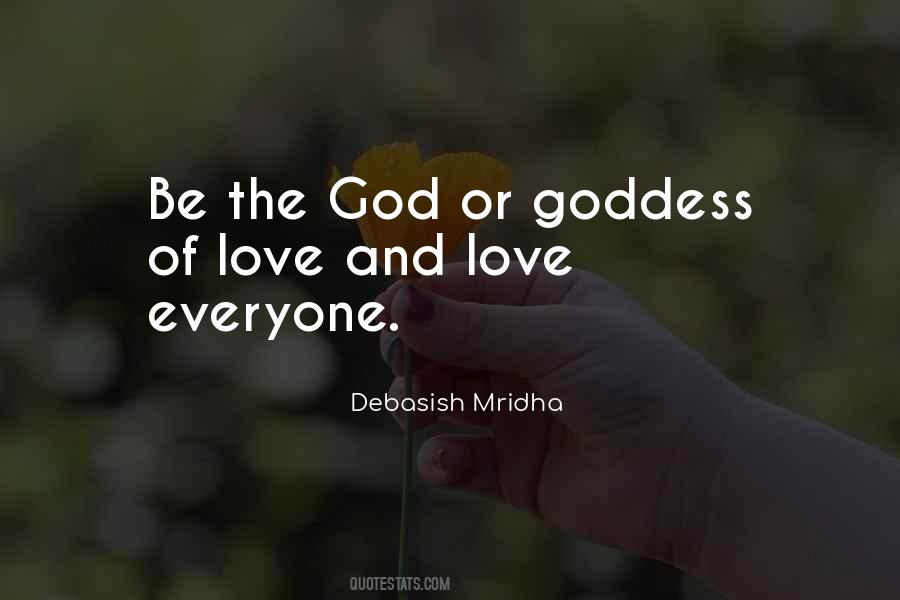 Goddess Of Love Quotes #764426