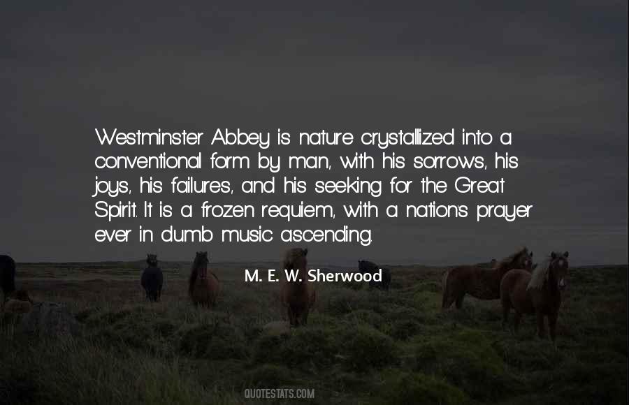 Quotes About Westminster Abbey #432161