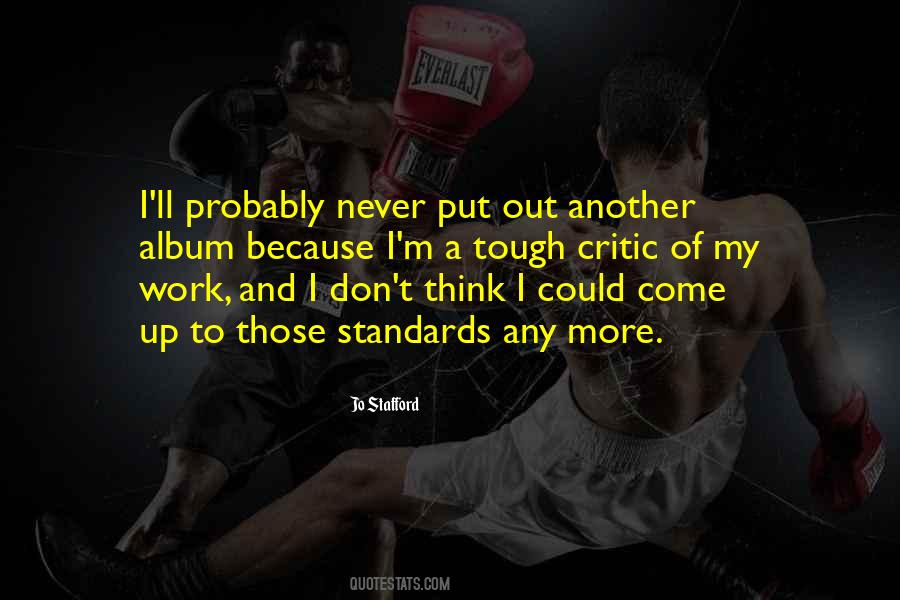 Quotes About Work Standards #681833