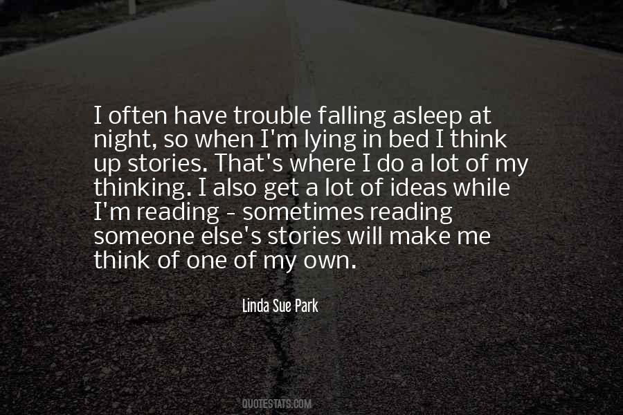 Quotes About Falling Asleep #1157211