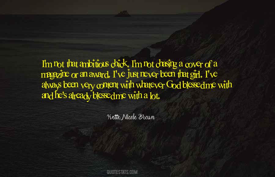 Not Chasing Quotes #1252207