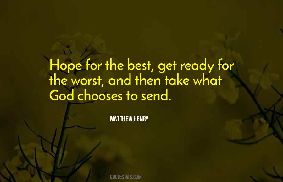 Quotes About Hope For The Best #1099561