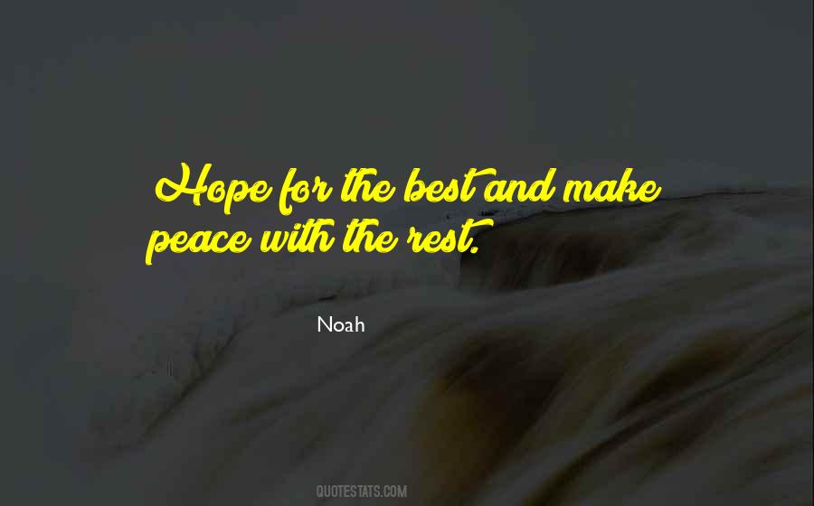 Quotes About Hope For The Best #1405005
