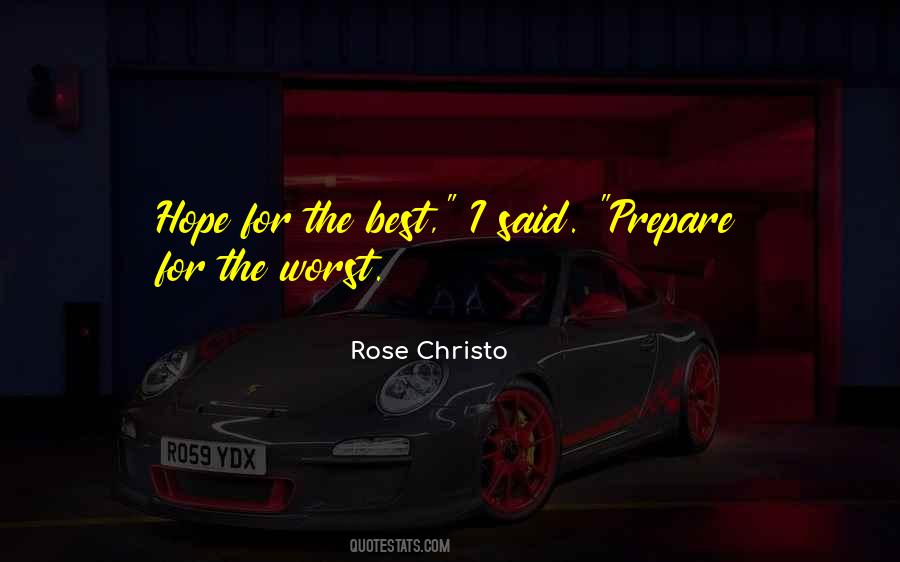 Quotes About Hope For The Best #215145