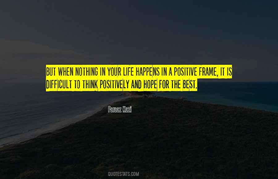 Quotes About Hope For The Best #58797