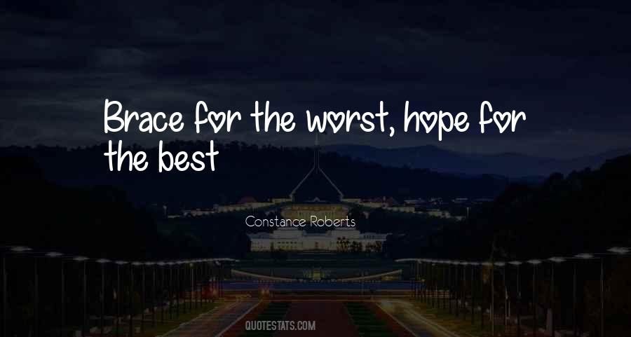 Quotes About Hope For The Best #854854