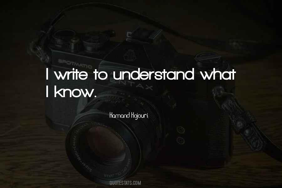 Understanding Knowledge Quotes #238049
