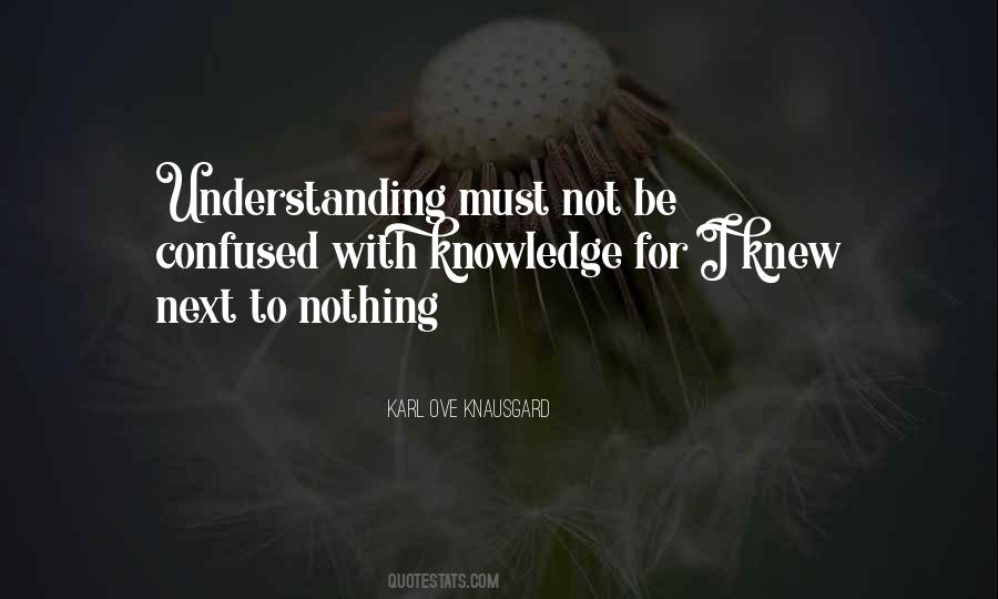Understanding Knowledge Quotes #336595
