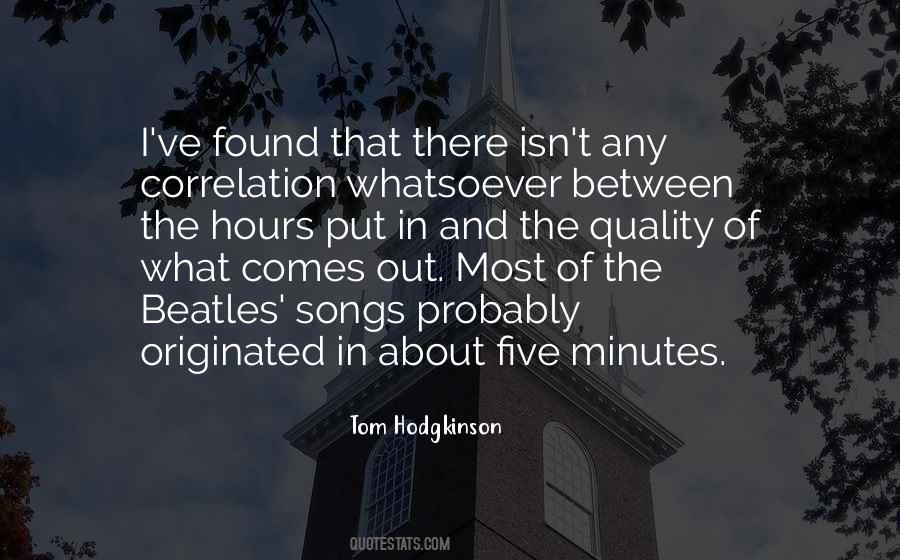 Quotes About Minutes And Hours #21750
