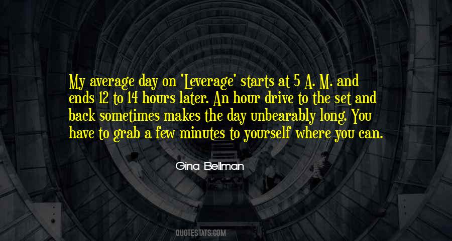 Quotes About Minutes And Hours #285455