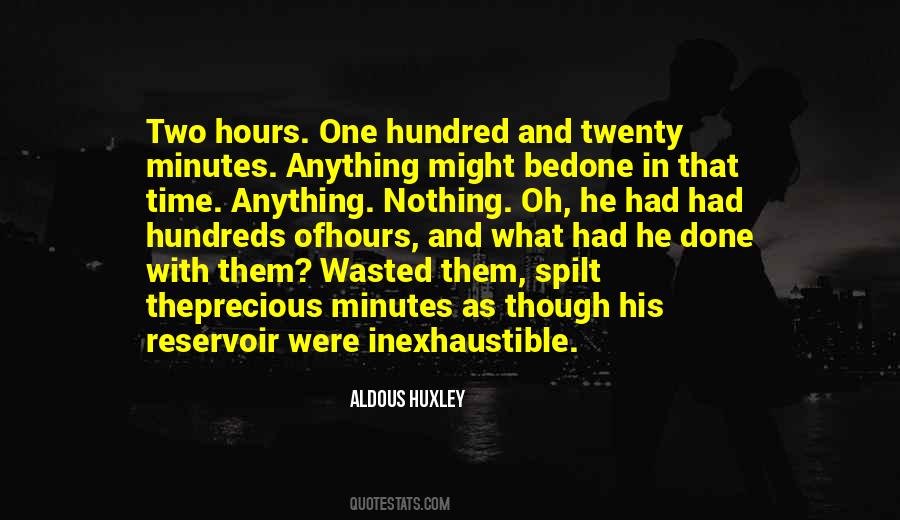 Quotes About Minutes And Hours #330579