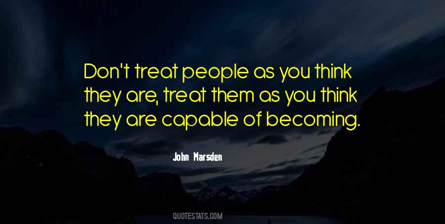 Treat People Quotes #1797080