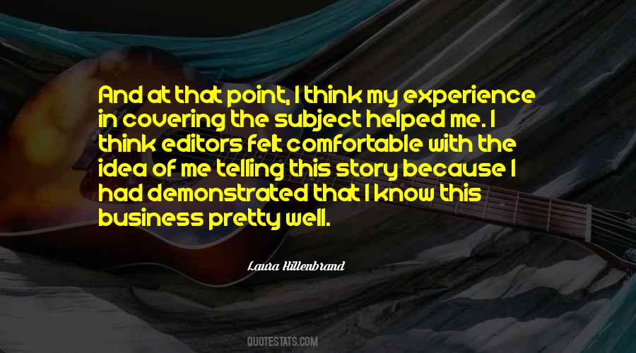 Quotes About My Experience #1292315