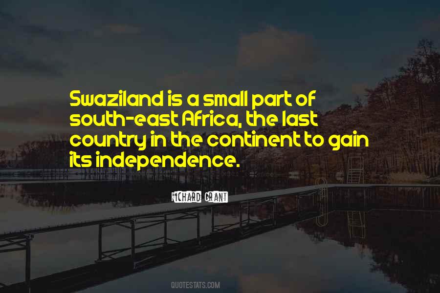 Quotes About Swaziland #1635474