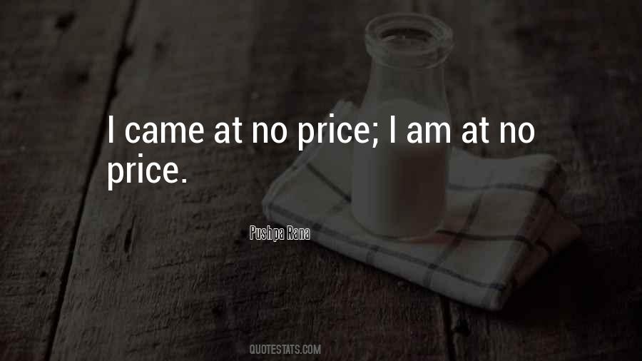 Quotes About Price #1824182