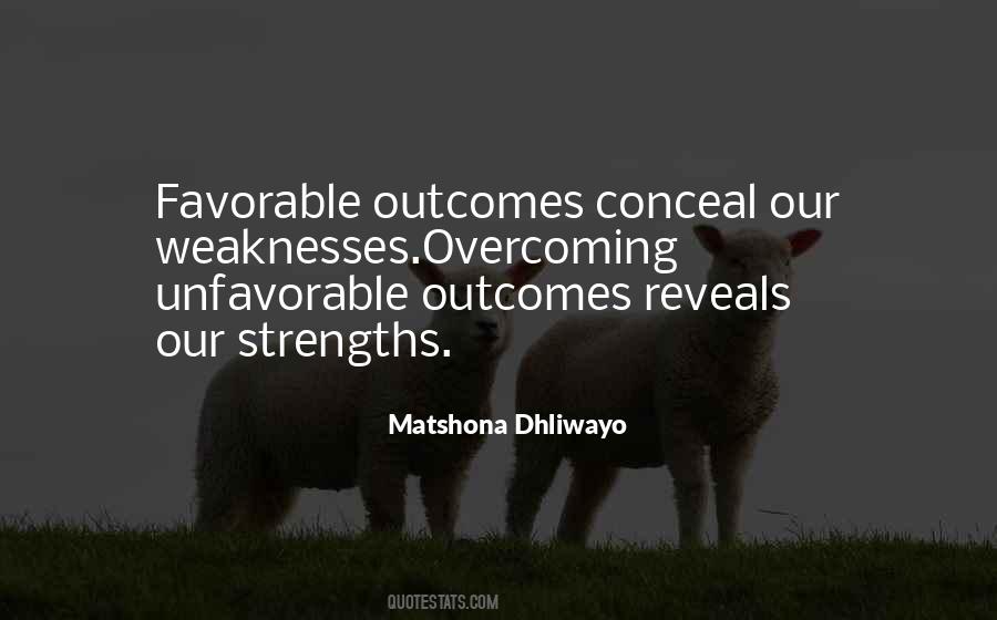 Favorable Outcomes Quotes #1096967