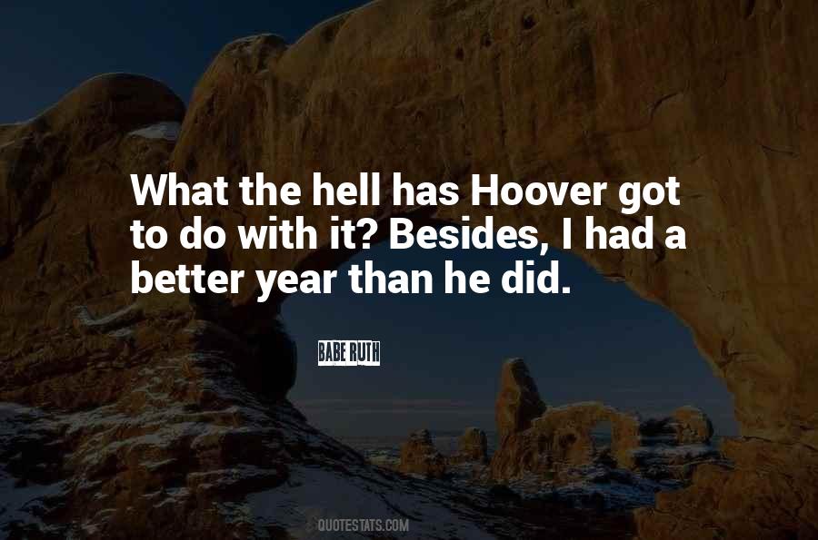 Quotes About Hoover #1301154