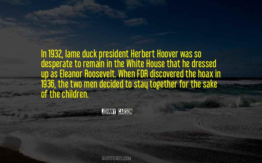 Quotes About Hoover #1610969