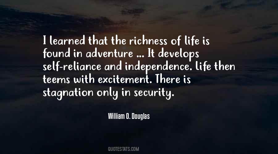 Excitement Of Life Quotes #1490879