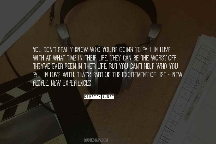 Excitement Of Life Quotes #1850325
