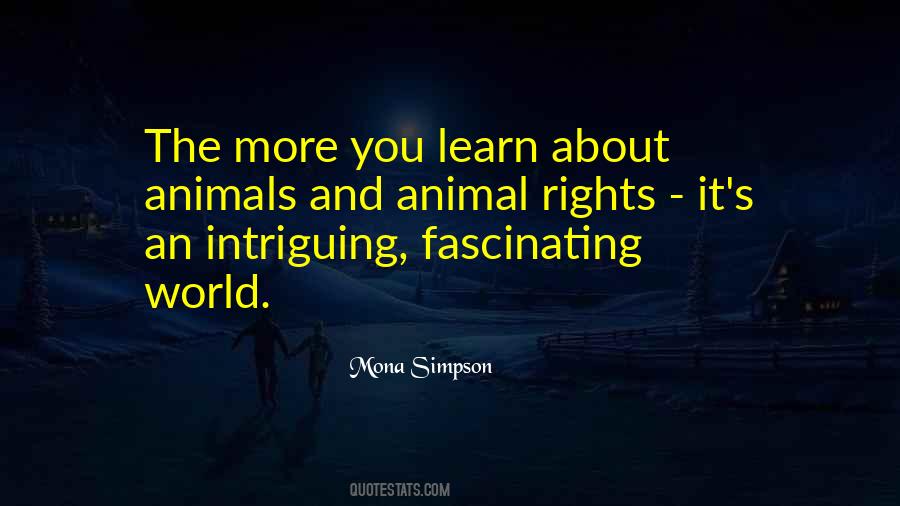 Quotes About Animal Rights #1487317