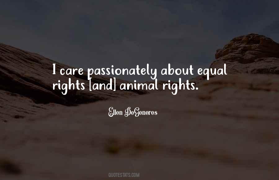 Quotes About Animal Rights #955402