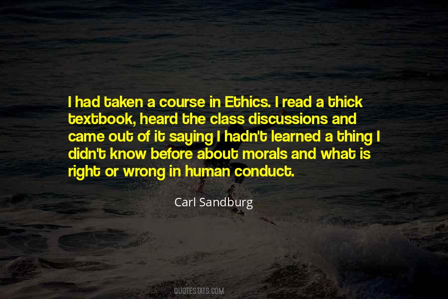 Human Ethics Quotes #358179