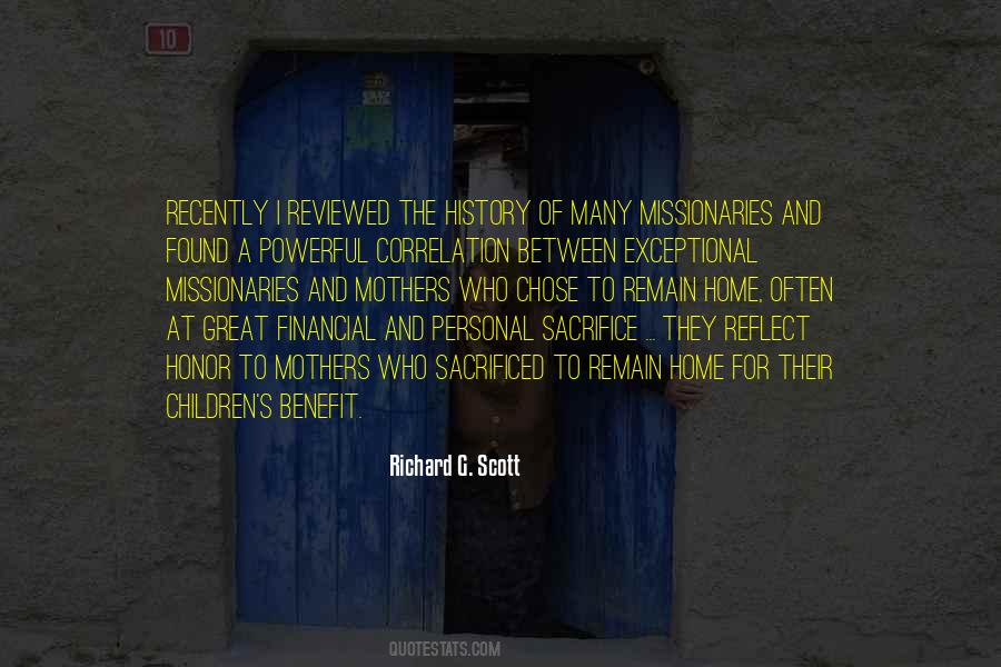 Quotes About Sacrifice Of A Mother #1184120