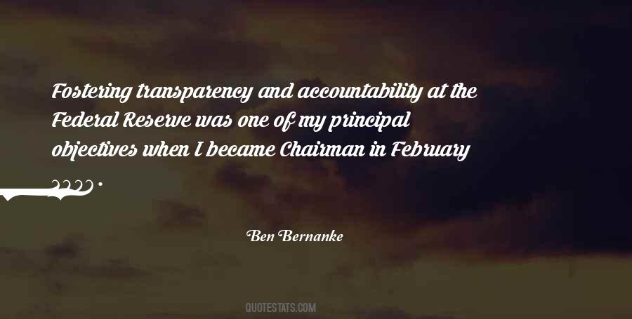 Quotes About Transparency And Accountability #1561188