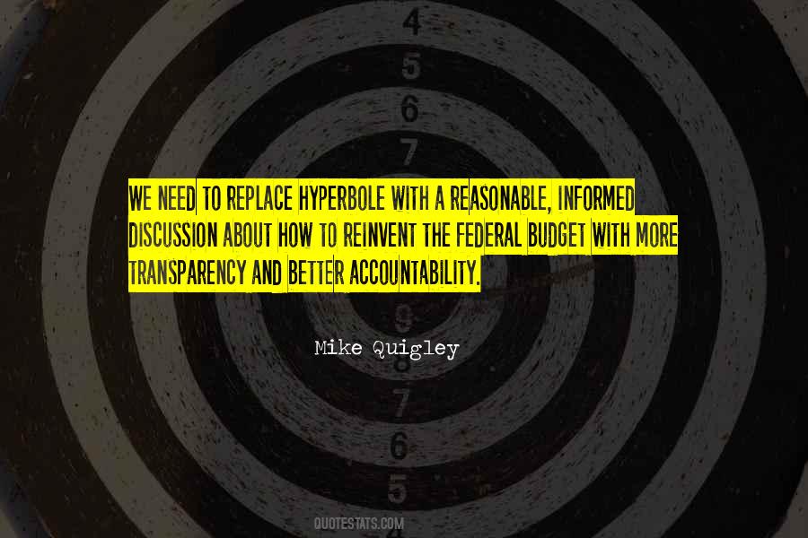 Quotes About Transparency And Accountability #1705109