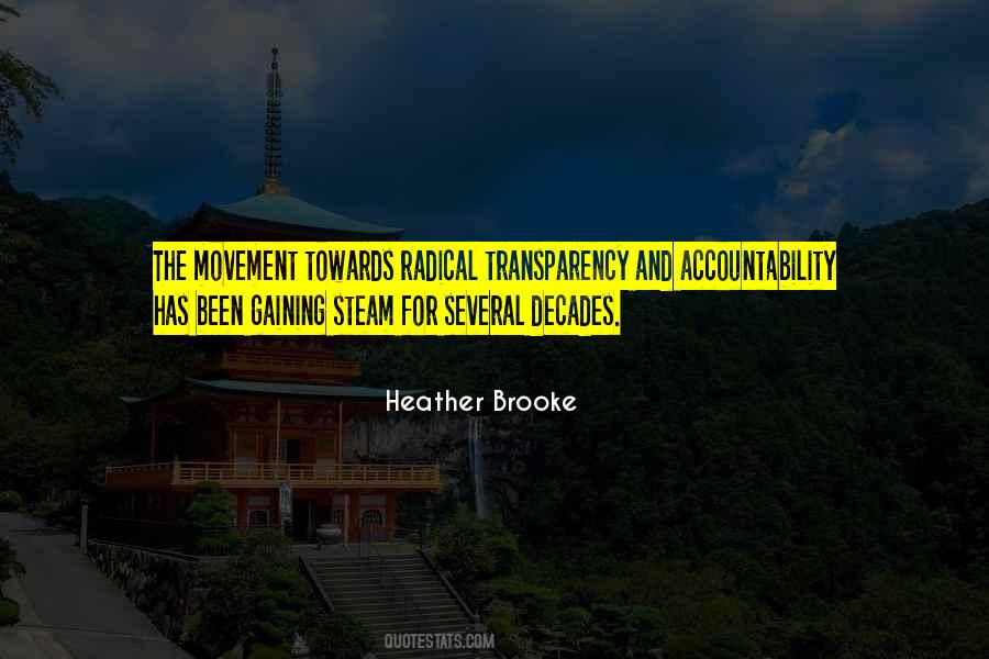 Quotes About Transparency And Accountability #651129