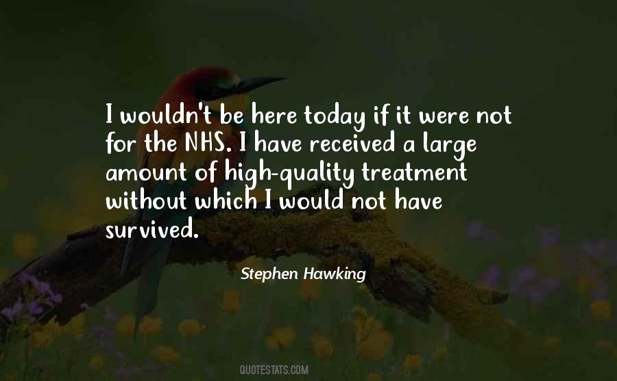 Quotes About Nhs #1101312