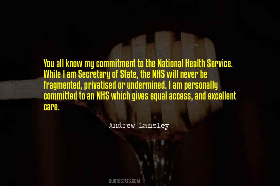 Quotes About Nhs #504813