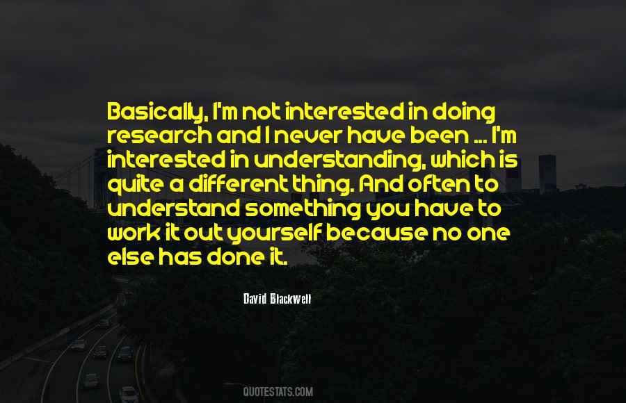 Different Understanding Quotes #1048227