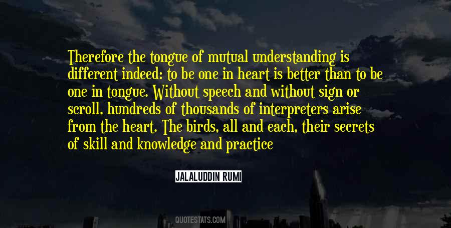 Different Understanding Quotes #1101371