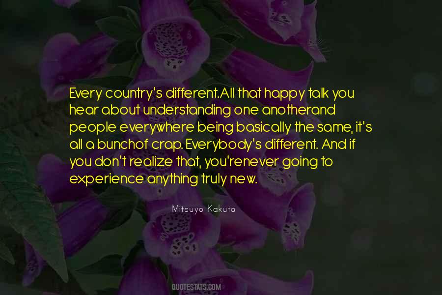 Different Understanding Quotes #1298431