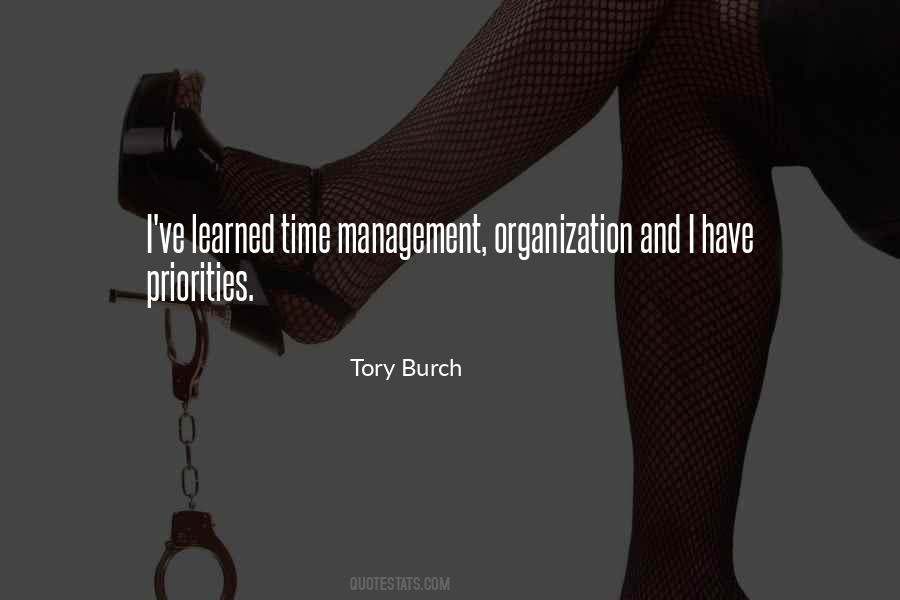 Quotes About Organization And Time Management #221947