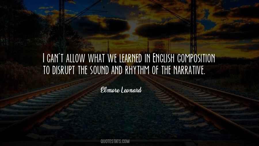 Quotes About English Composition #1099272