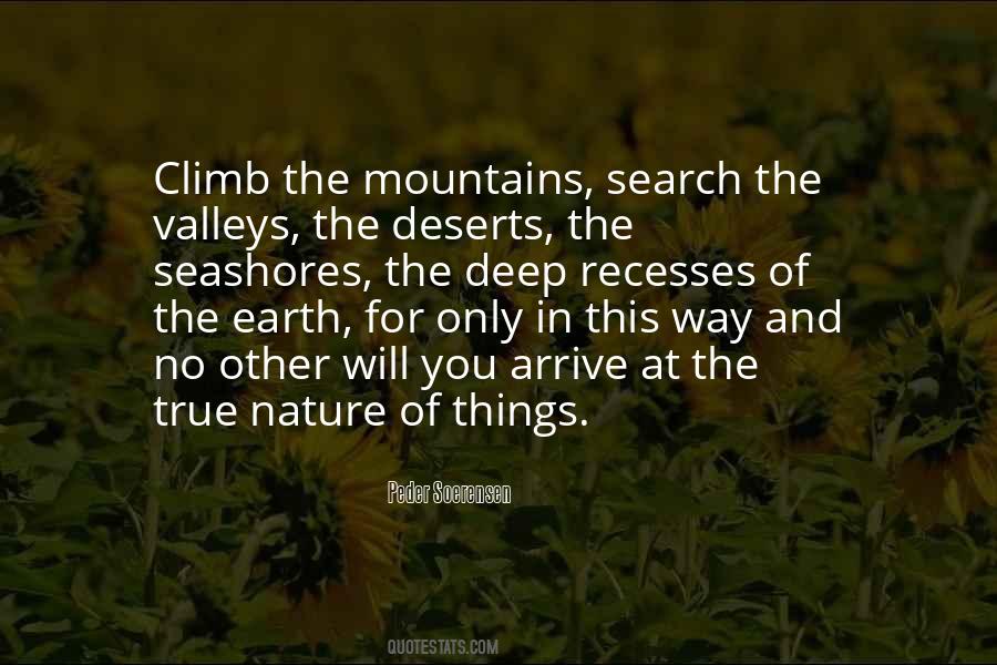 Quotes About Mountains And Valleys #1334944