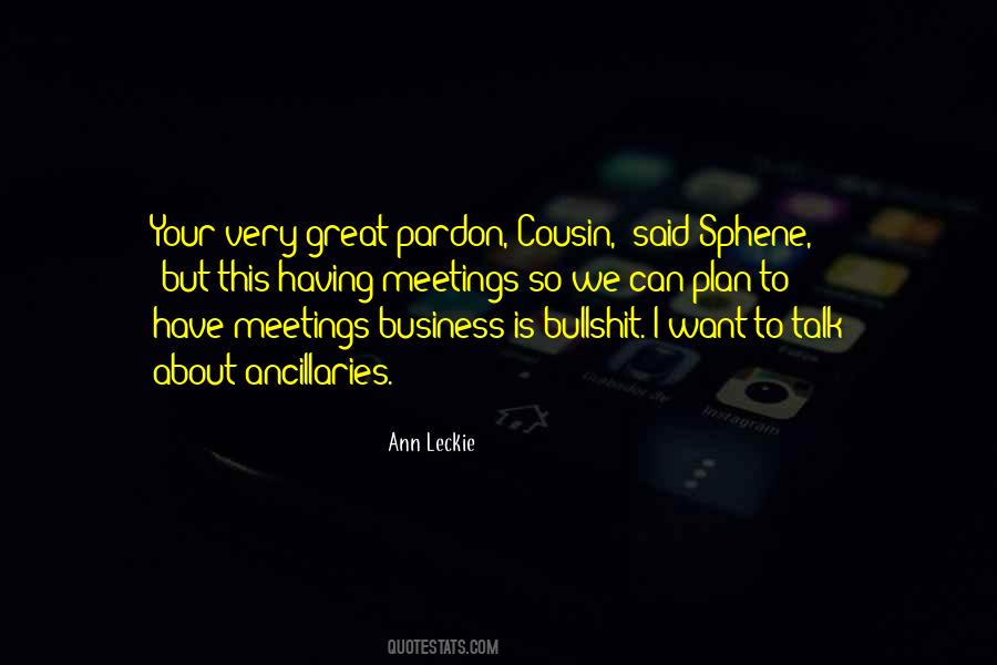 Quotes About Meetings #1045650