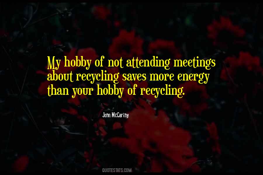 Quotes About Meetings #1275606