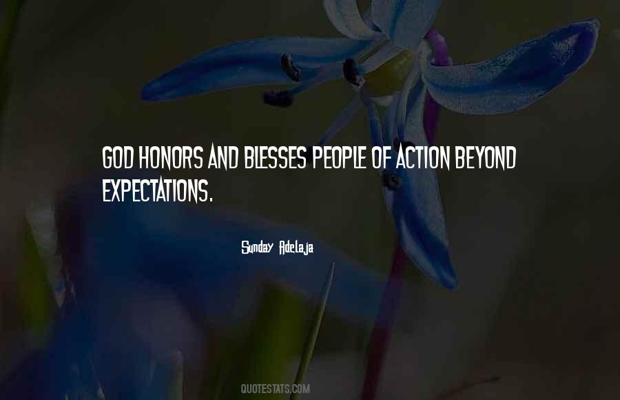 Quotes About Beyond Expectations #1293278