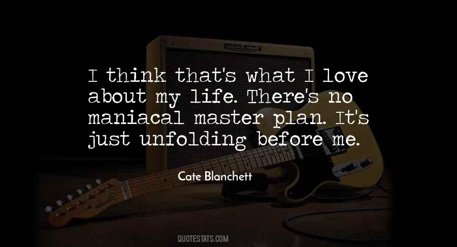 Quotes About Master Plan #342809