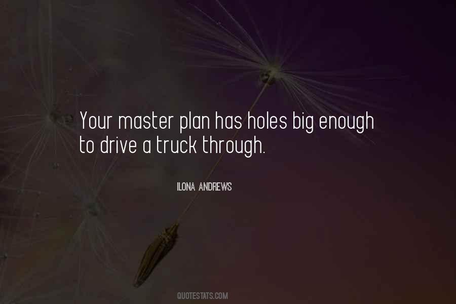 Quotes About Master Plan #558861