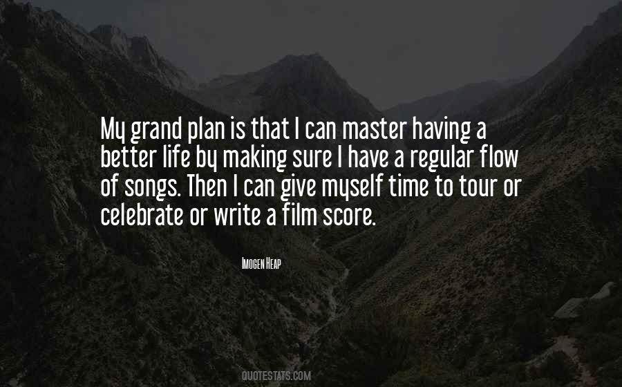 Quotes About Master Plan #630909