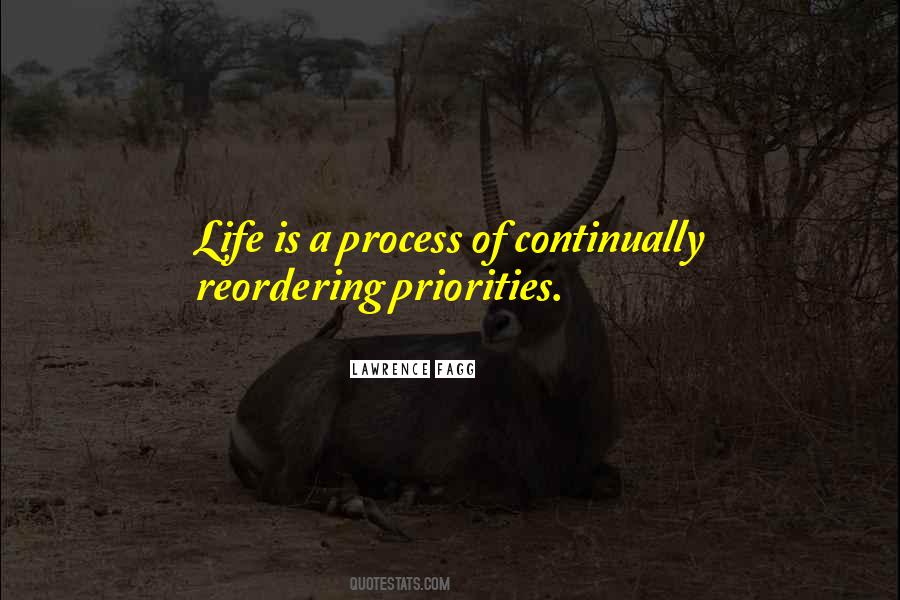 Reordering Priorities Quotes #216607