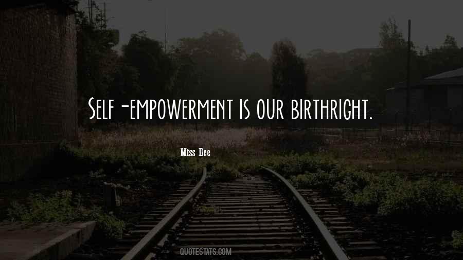 Quotes About Empowerment Self #184350